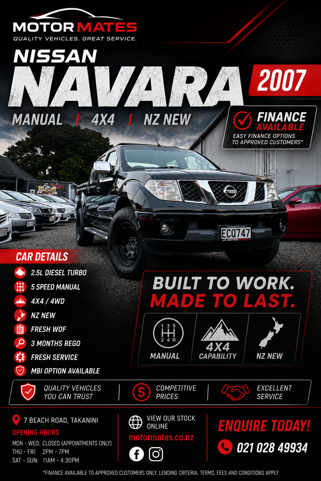 2007 NISSAN NAVARA